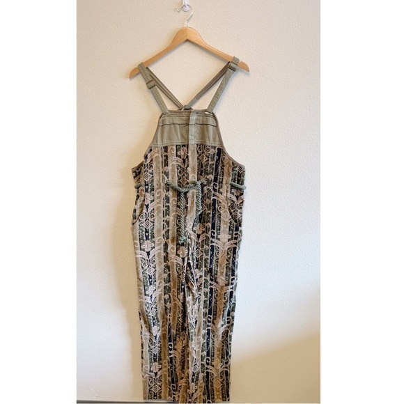 Free People Hold on Cords Overalls in Navy Combo - Picture 4 of 12